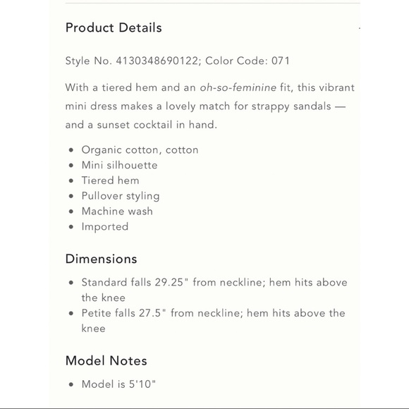 Anthropologie Galena Mini Dress - Picture 6 of 6